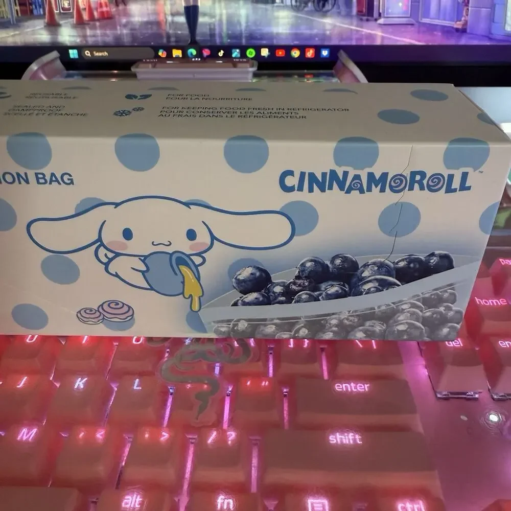 Sanrio Cinnamoroll Food Storage Bags 20pc Set Small & Medium Preservation Bags